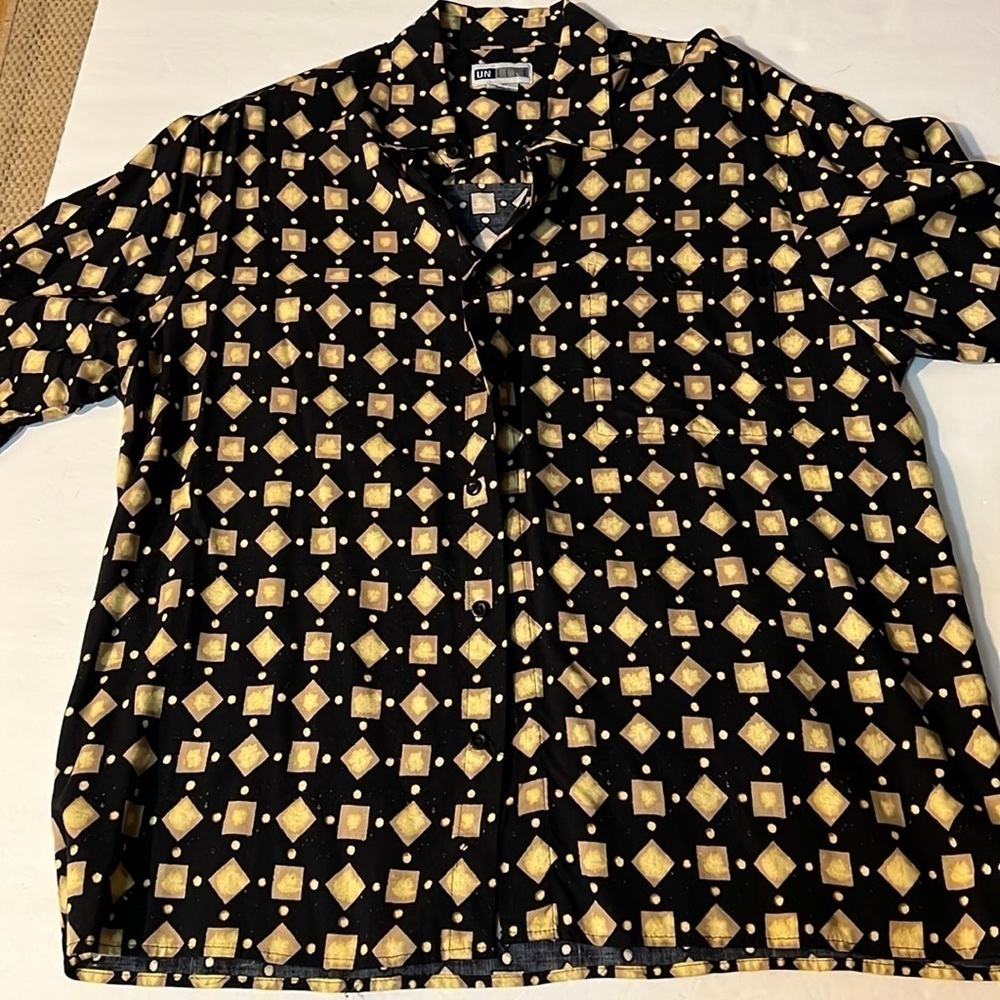 Men’s Vintage Untied Hawaiian Shirt Size Large